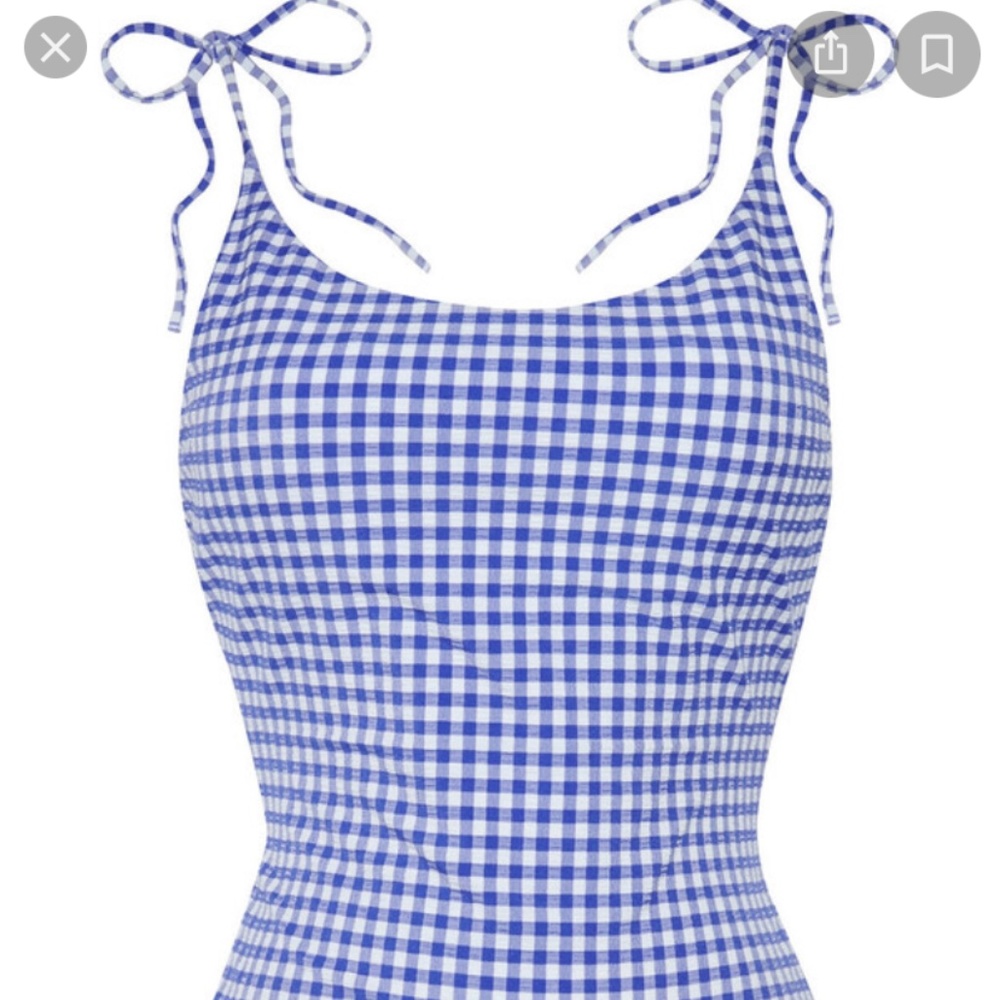 Onia Ginny Gingham One-piece